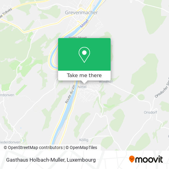 Gasthaus Holbach-Muller map