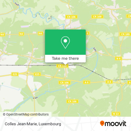 Colles Jean-Marie map