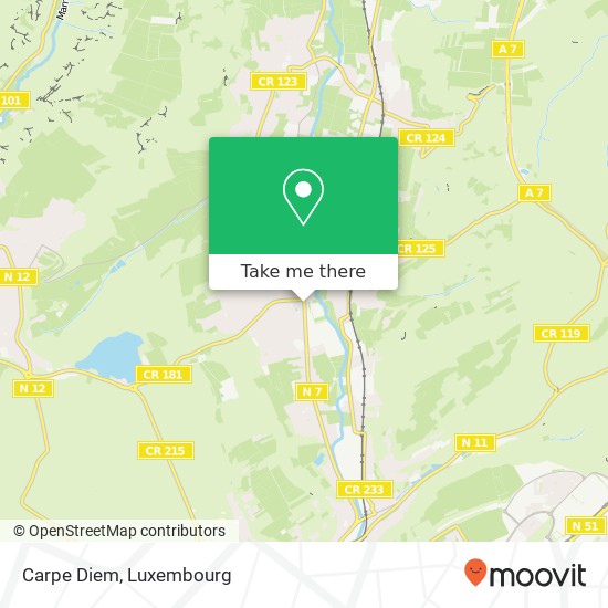 Carpe Diem, 71, Route de Luxembourg 7240 Walferdange Karte