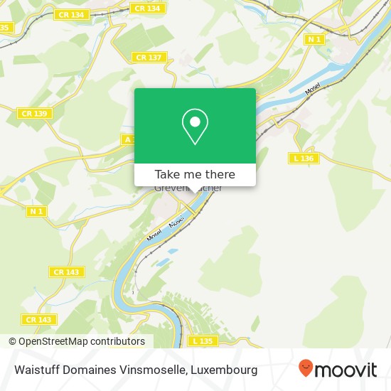 Waistuff Domaines Vinsmoselle, 12, Route du Vin 6794 Grevenmacher map