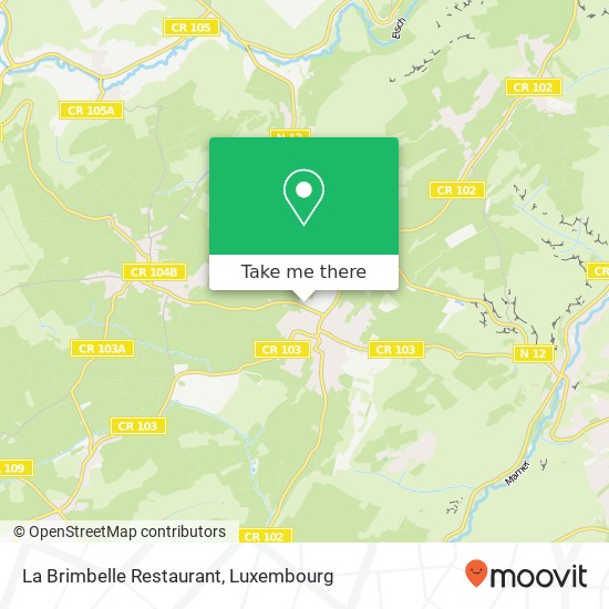 La Brimbelle Restaurant, 12, Rue de Nospelt 8283 Kehlen map