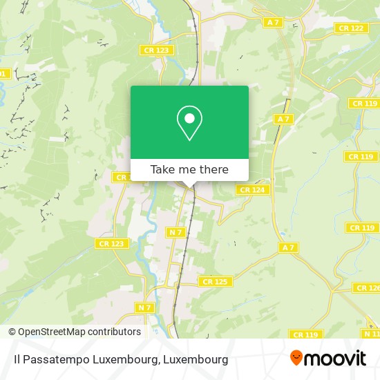 Il Passatempo Luxembourg Karte