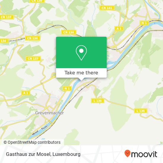 Gasthaus zur Mosel, Moselstraße 2 54441 Temmels map