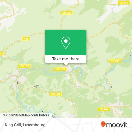 King Grill, 4, Rue de Kreuzerbuch 8370 Hobscheid map