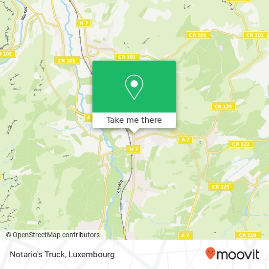 Notario's Truck, 57, Route de Luxembourg 7372 Lorentzweiler map
