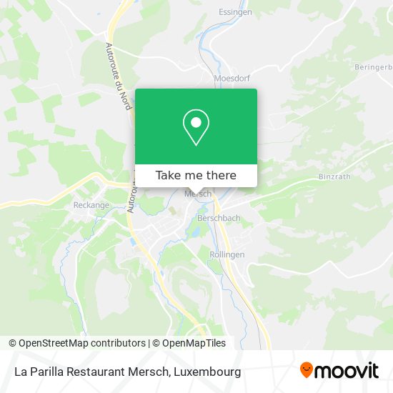La Parilla Restaurant Mersch map