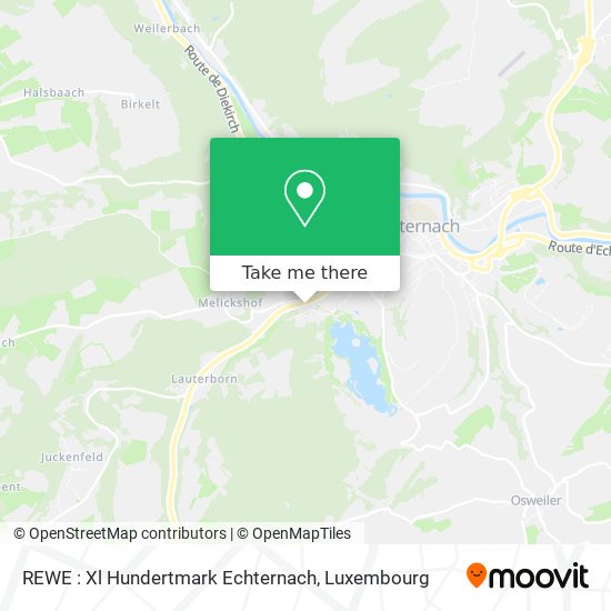 REWE : Xl Hundertmark Echternach map