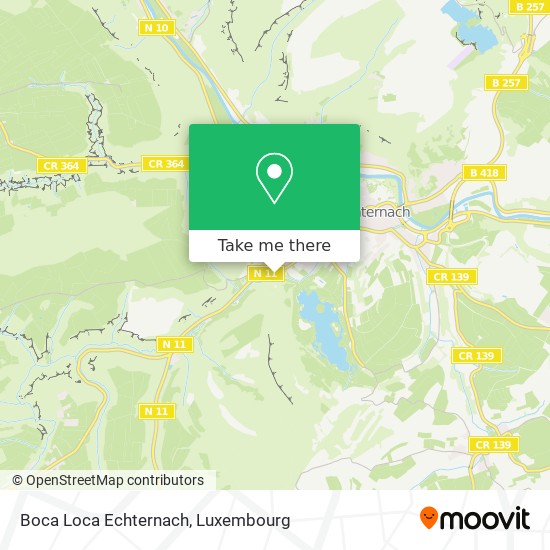 How To Get To Boca Loca Echternach In Echternach By Bus Or Train - Restaurant Bistro Nonnemillen Echternach