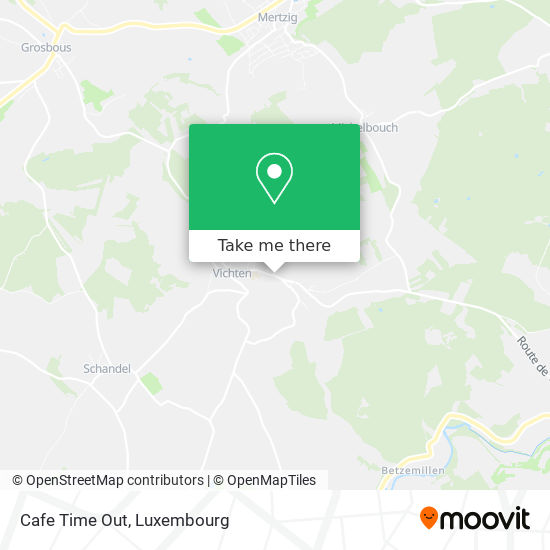 Cafe Time Out map