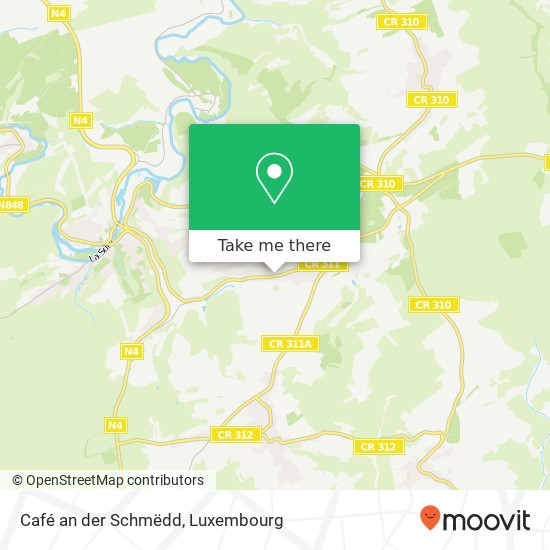 Café an der Schmëdd map