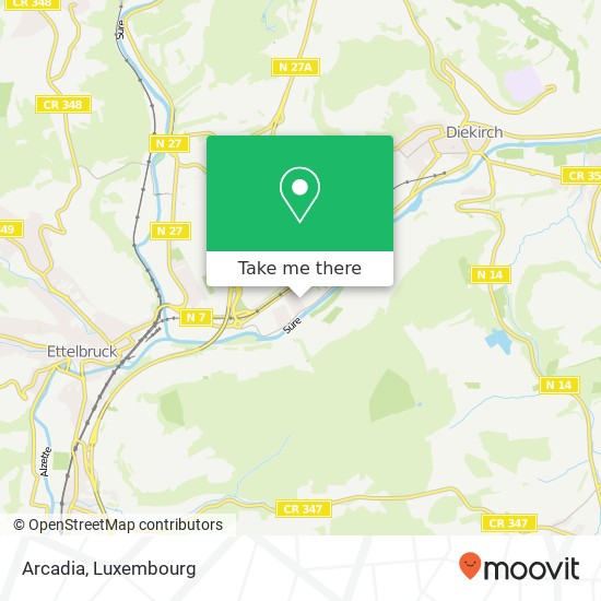 Arcadia, 20, Rue du Berger 9161 Erpeldange map