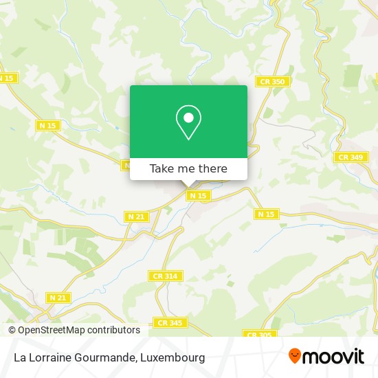 La Lorraine Gourmande map