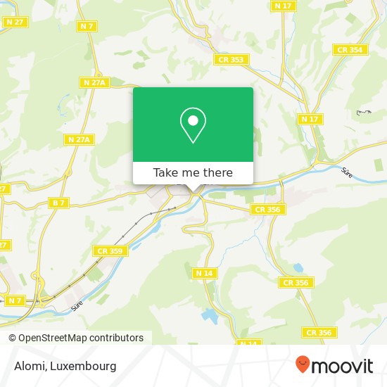 Alomi, Grand-Rue 9240 Diekirch Karte