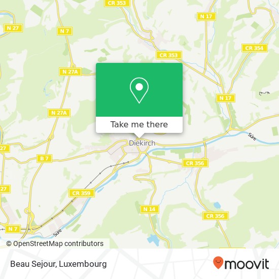 Beau Sejour, 12, Esplanade 9227 Diekirch map
