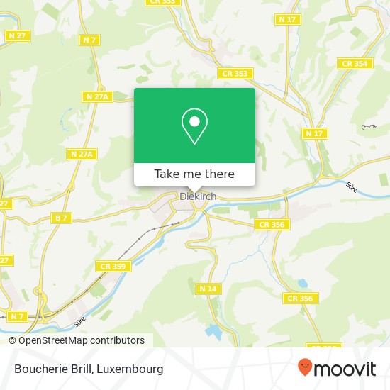 Boucherie Brill, Rue St. Antoine 9205 Diekirch map
