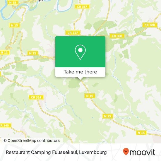 Restaurant Camping Fuussekaul, 4, Fuussekaul 9156 Esch-sur-Sûre map