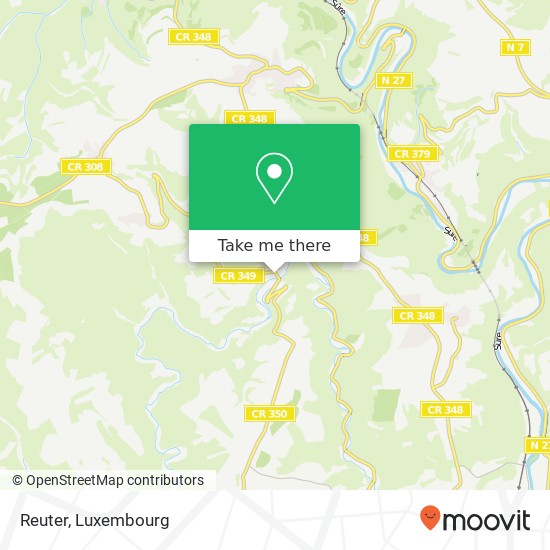 Reuter, Kiirchewee 9191 Bourscheid map