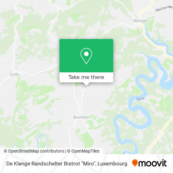 De Klenge Randschelter Bistrot "Miro" map