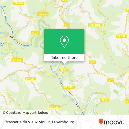 Brasserie du Vieux Moulin, 9140 Bourscheid map