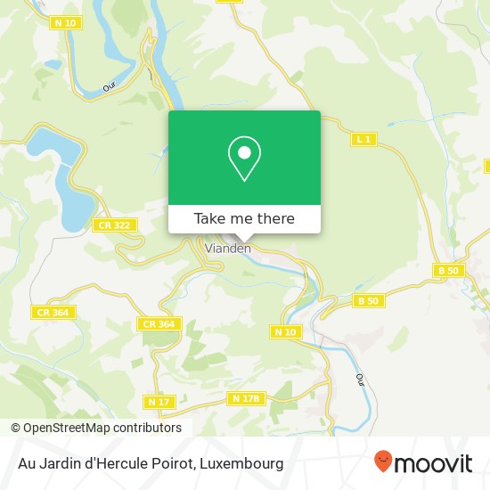 Au Jardin d'Hercule Poirot, 6, Rue de la Gare 9420 Vianden map