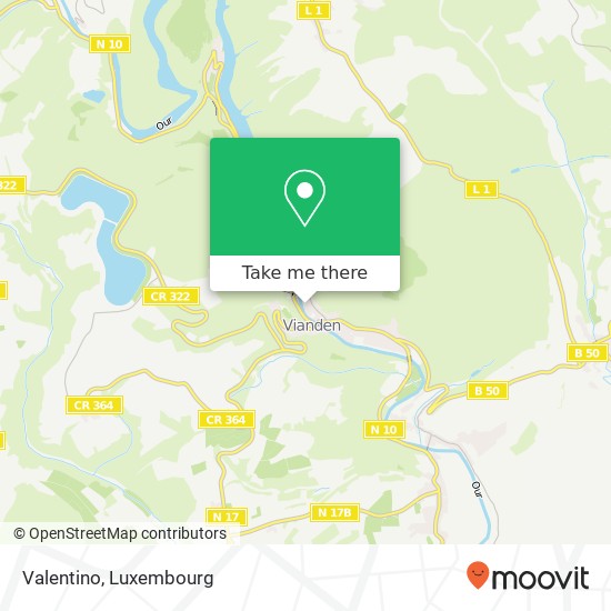 Valentino, 10, Rue Victor Hugo 9414 Vianden map