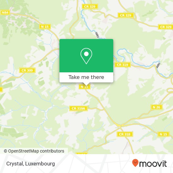 Crystal, Wohlber 9638 Winseler map