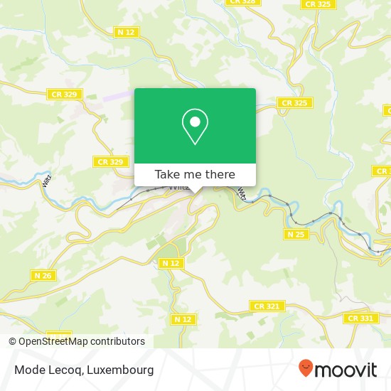 Mode Lecoq, 45, Grand-Rue 9530 Wiltz map