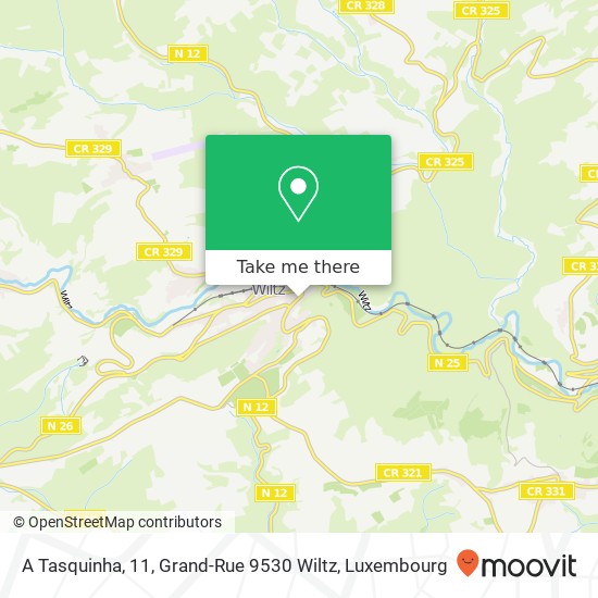 A Tasquinha, 11, Grand-Rue 9530 Wiltz map