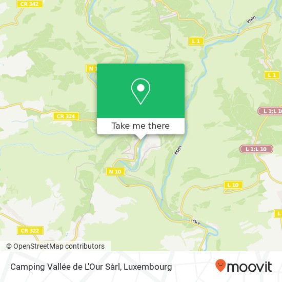 Camping Vallée de L'Our Sàrl map
