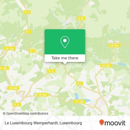 Le Luxembourg Wemperhardt, 16, E421 9999 Weiswampach map