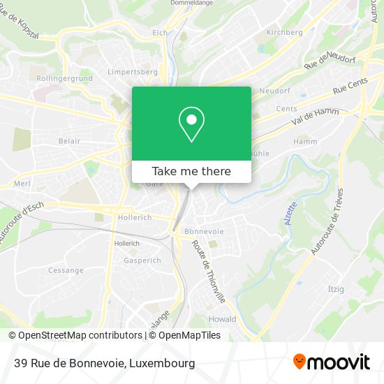 39 Rue de Bonnevoie map