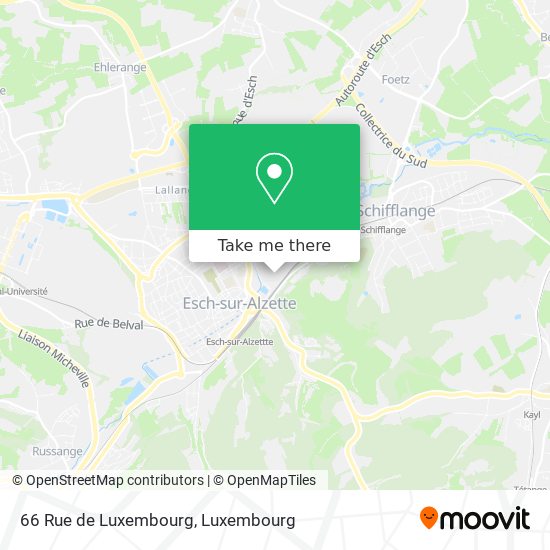 66 Rue de Luxembourg map