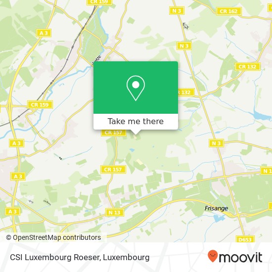CSI Luxembourg Roeser Karte