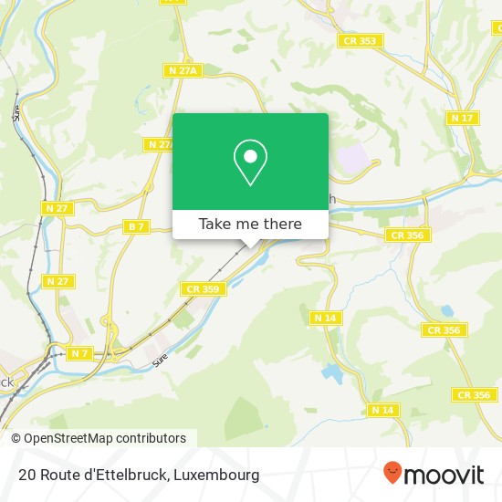 20 Route d'Ettelbruck map