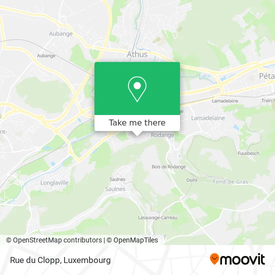 Rue du Clopp map
