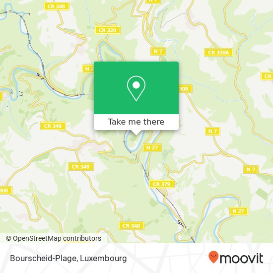 Bourscheid-Plage map