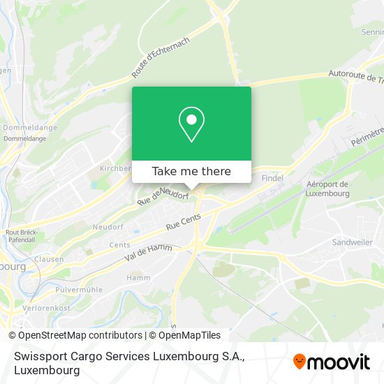 Swissport Cargo Services Luxembourg S.A. map