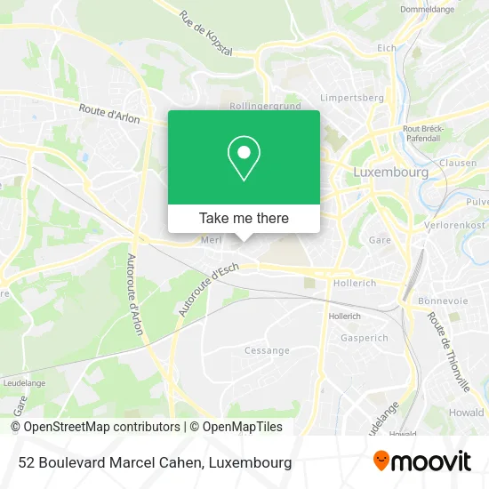 52 Boulevard Marcel Cahen map