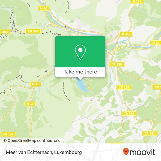 Meer van Echternach Karte