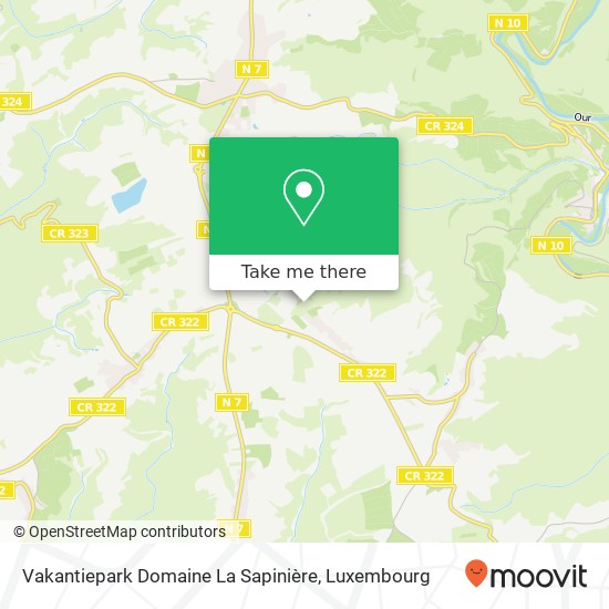 Vakantiepark Domaine La Sapinière map