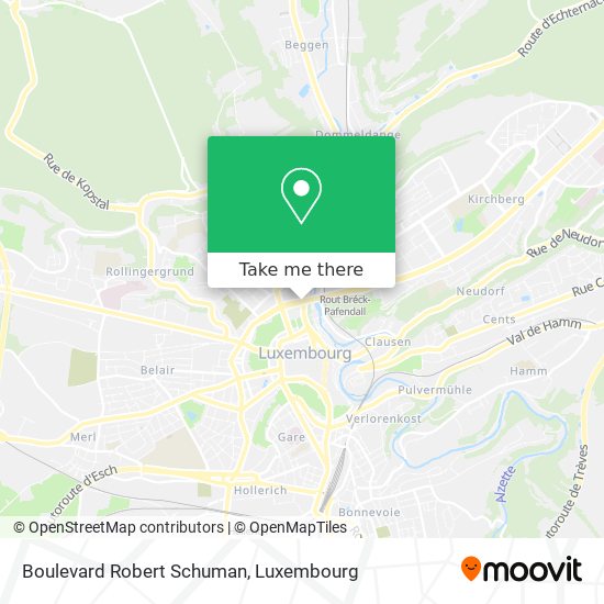 Boulevard Robert Schuman map