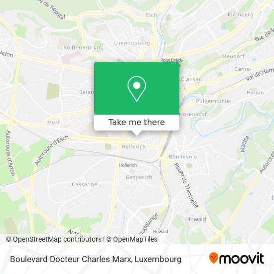 Boulevard Docteur Charles Marx map
