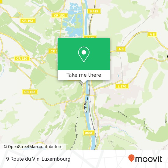 9 Route du Vin map