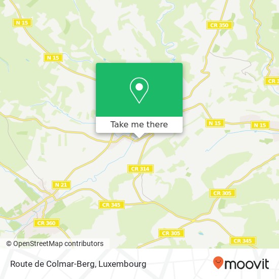 Route de Colmar-Berg map