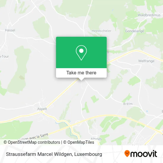 Straussefarm Marcel Wildgen map