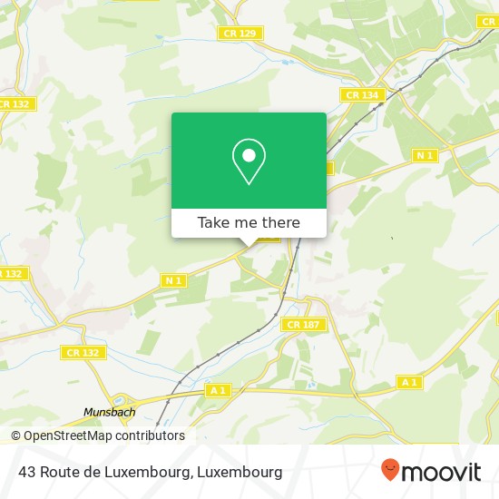 43 Route de Luxembourg map