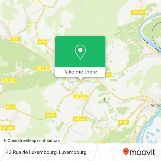 43 Rue de Luxembourg map