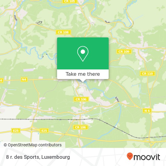 8 r. des Sports map