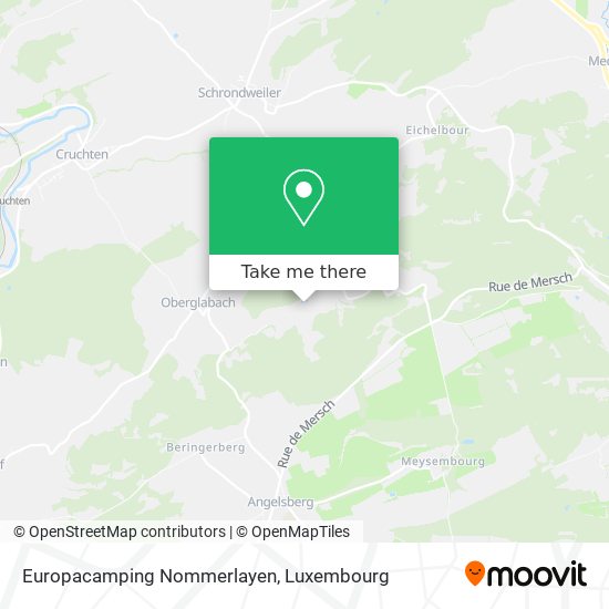 Europacamping Nommerlayen map
