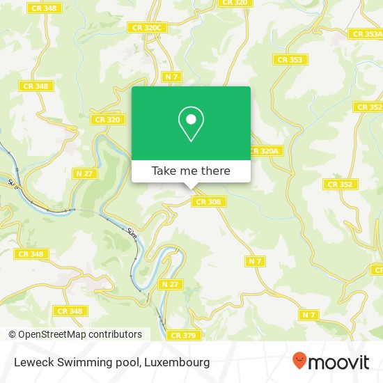 Leweck Swimming pool map